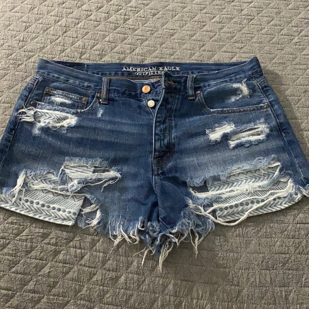 American Eagle vintage high rise jean shorts